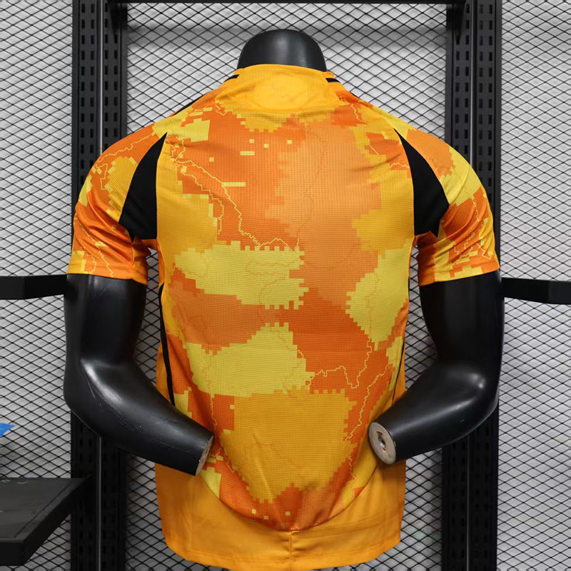 Player Version 2025-2026 Paris 2nd Away Orange Thailand Soccer Jersey AAA-888