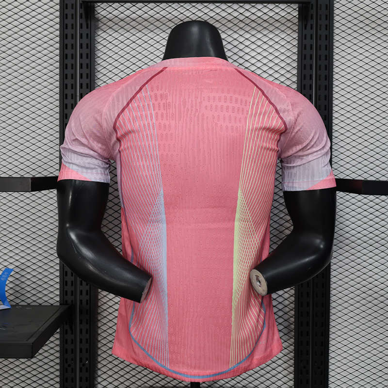 Player Version 2025-2026 Barcelona Pink Thailand Soccer Jersey AAA-888