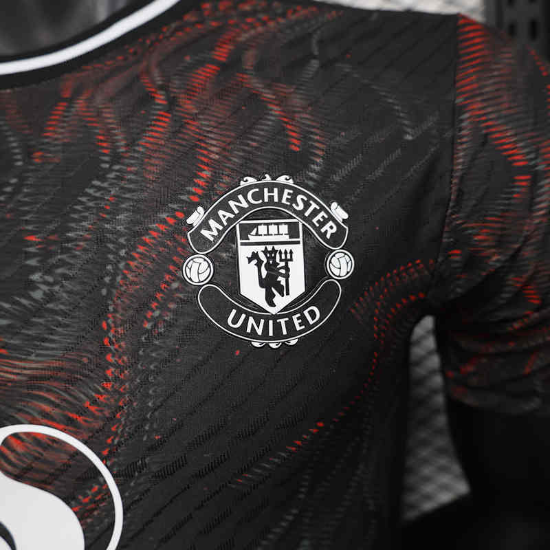 Player Version 2025-2026 Special Edition Manchester United Black Thailand Soccer Jersey-888