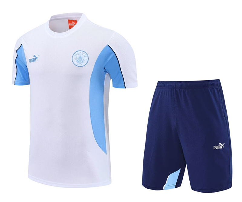 2025-2026 Manchester City White Thailand Soccer Uniform-4627