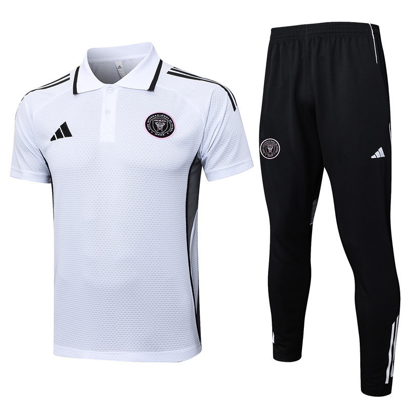2025-2026 Inter Miami FC White Thailand Polo Uniform-815