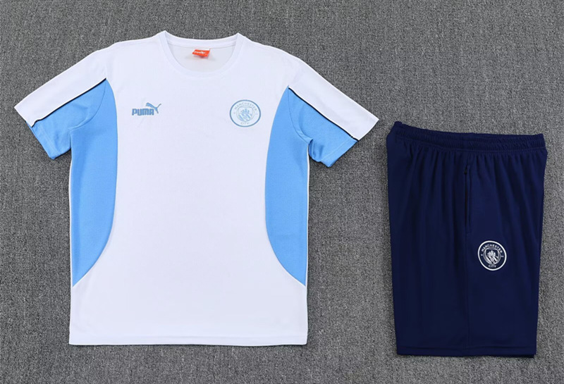 2025-2026 Manchester City White Thailand Soccer Uniform-4627