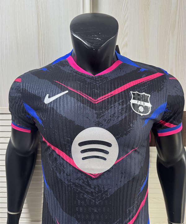 Player Version 2025-2026 Special Version Barcelona Grey Thailand Soccer Jersey AAA-9812