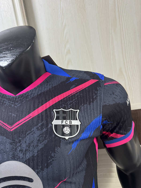 Player Version 2025-2026 Special Version Barcelona Grey Thailand Soccer Jersey AAA-9812