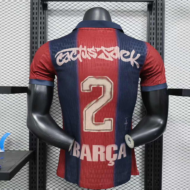 Player Version 2025-2026 Special Edition Barcelona Red&Blue Thailand Soccer Jersey AAA-888