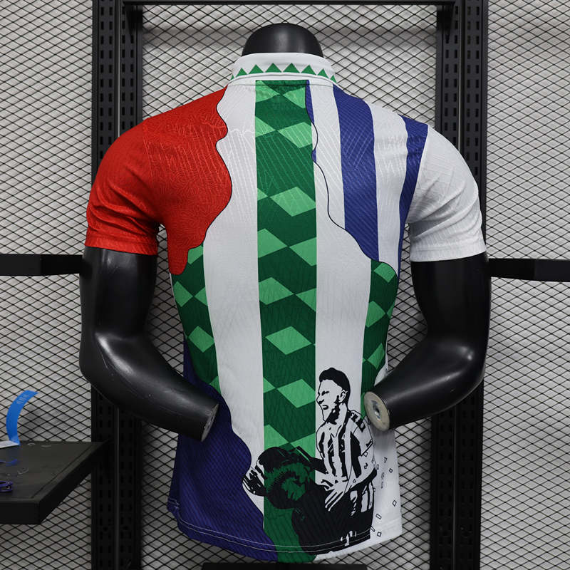 Player Version 2025-2026 Special Version Real Betis White&Green&Red Thailand Soccer Jersey AAA-888