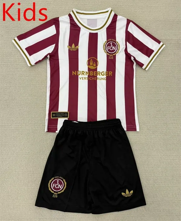 2025-2026 Commemorative Version FC Nürnberg White&Red Soccer Uniform-AY