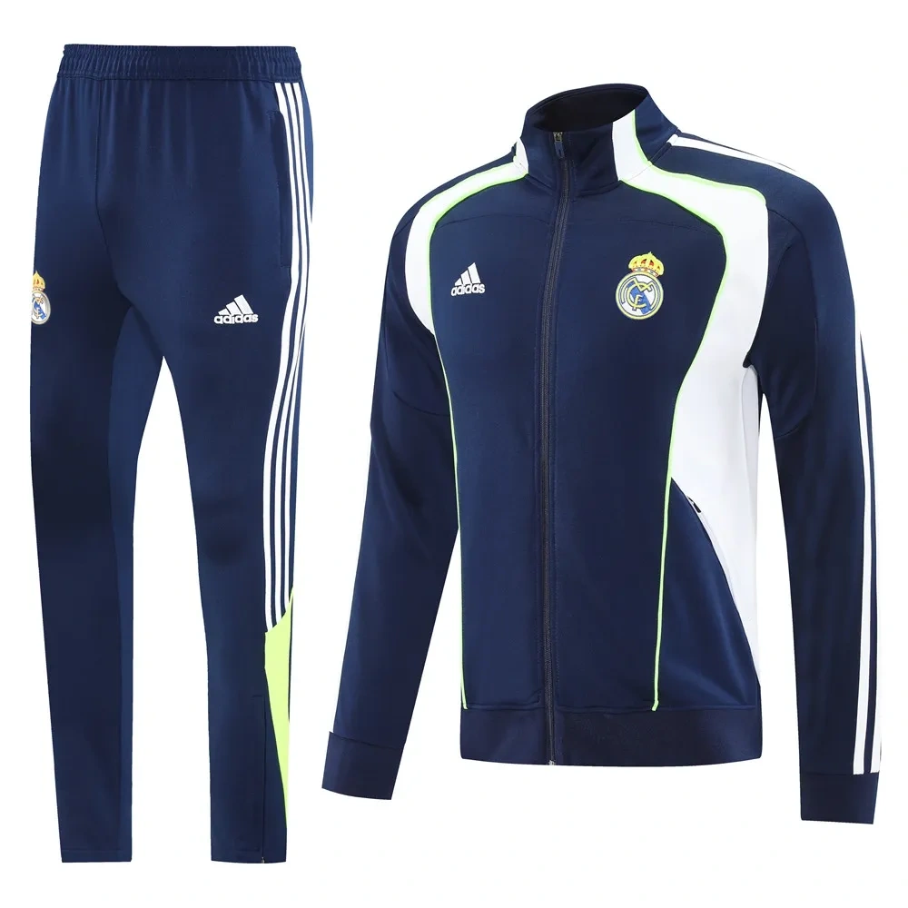 2025-2026 Real Madrid Royal Blue Thailand Soccer Jacket Uniform-LH