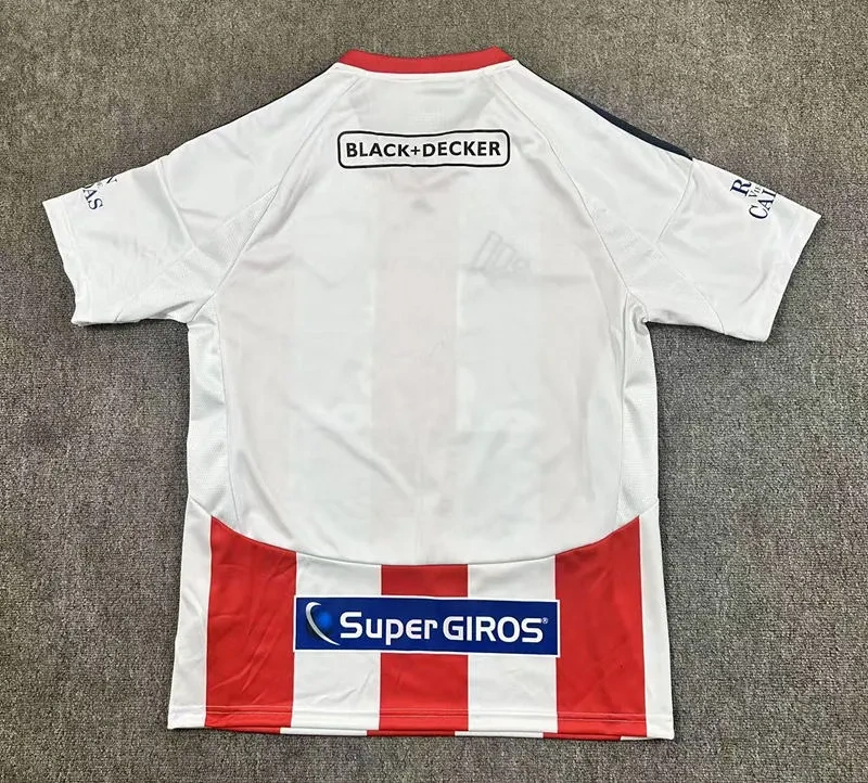 2025-2026 Junior de Barranquilla Home Red&White Thailand Soccer Jersey AAA-417