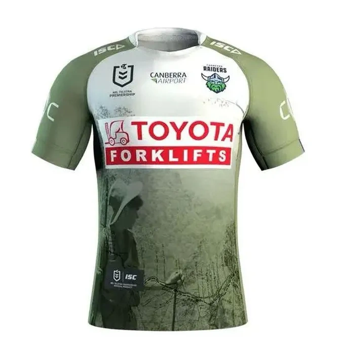 2025 Nine Oakland Raiders Green&White Rugby Shirt