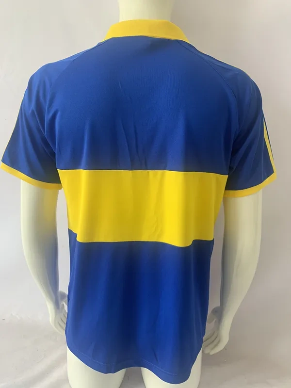 Retro Version 1985-1986 Boca Juniors Home Blue&Yellow Thailand Soccer Jersey AAA-503