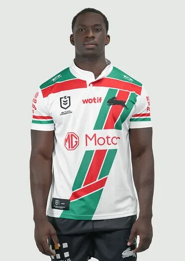 2025 Sydney Rabbitohs White& Green Rugby Shirt