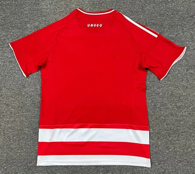 (S-4XL) 2025-2026 FC Union Berlin Home Red&White Thailand Soccer Jesrey AAA-512