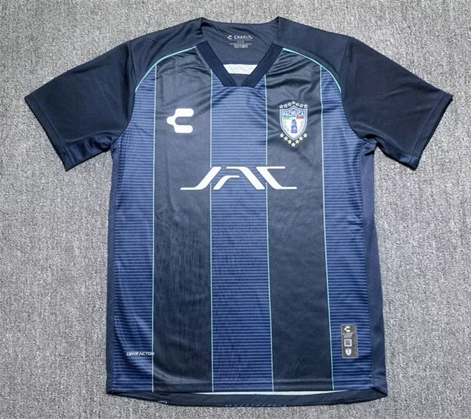 (S-3XL) 2025-2026 CF Pachuca Away Blue Thailand Soccer Jersey AAA-4442