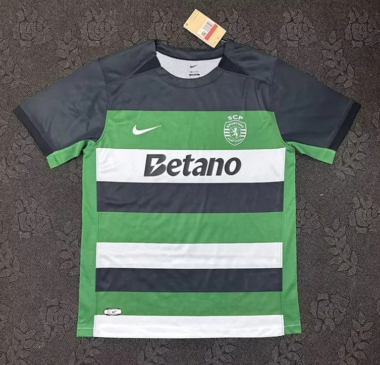 (S-4XL) 2025-2026 Sporting Clube de Portugal Home Green Thailand Soccer Jersey AAA-5303