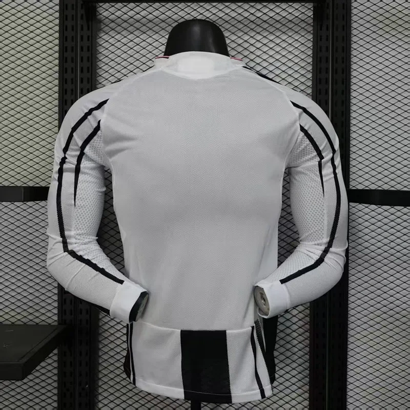 Player Version 2025-2026 Juventus Home White & Black Thailand LS Soccer jersey-888