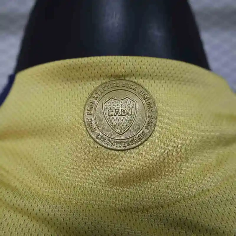 Player Version 2025-2026 Boca Juniors Away Yellow Thailand Soccer Jersey AAA-888