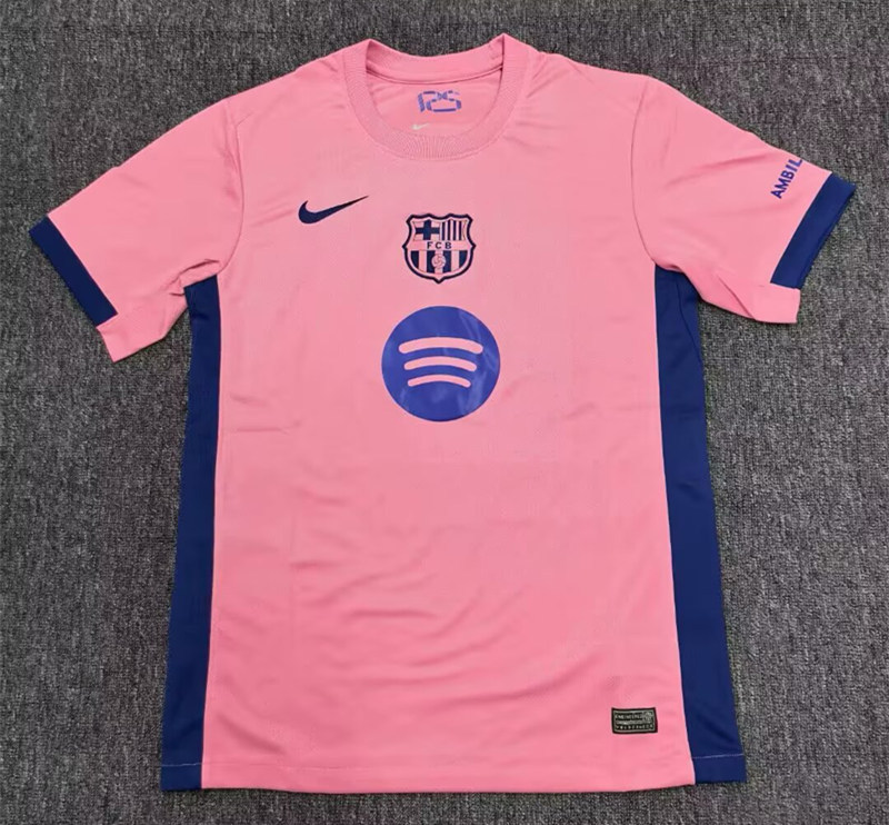 2025-2026 Barcelona 3rd Away Pink Thailand Soccer Jersey AAA-2483