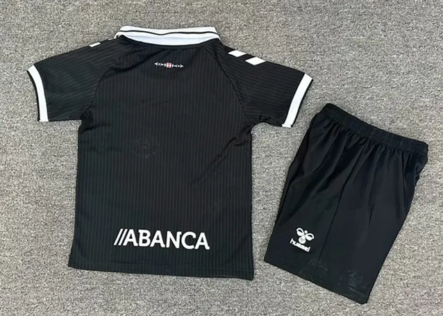 2025-2026 Celta de Vigo Black Kids/Youth Soccer Uniform-7809