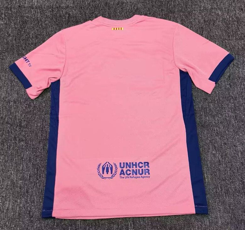 2025-2026 Barcelona 3rd Away Pink Thailand Soccer Jersey AAA-2483