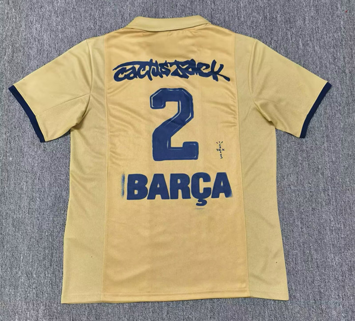 2025-2026 Joint Version Barcelona Khaki Thailand Soccer Jersey AAA-2483