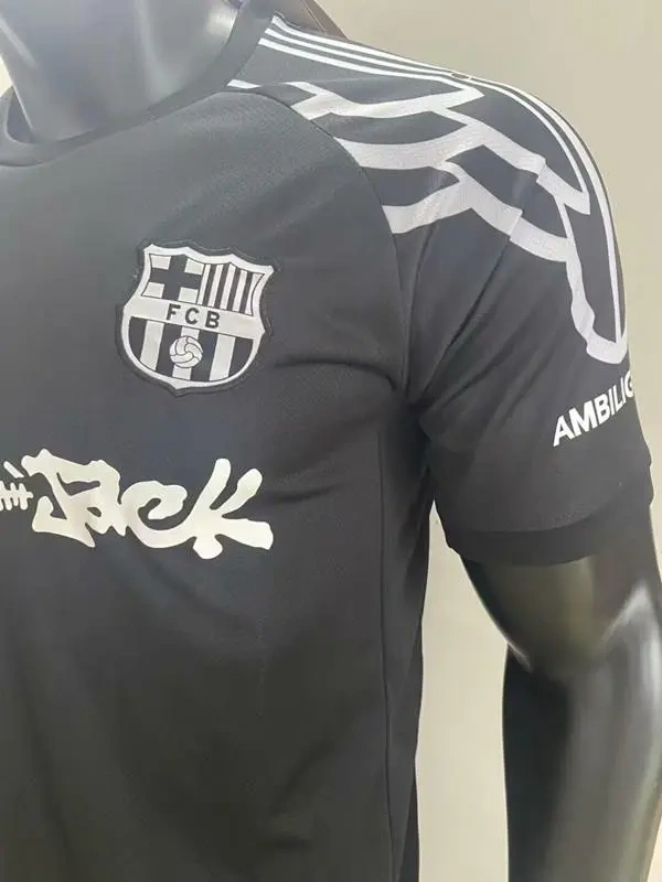 2025-2026 Barcelona Black Thailand Soccer Jersey AAA-0594