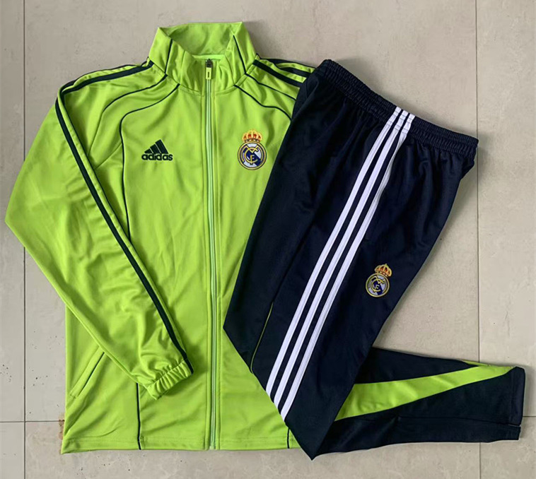 2025-2026 Retro Version Real Madrid Grass Green Thailand Soccer Jacket Uniform-815