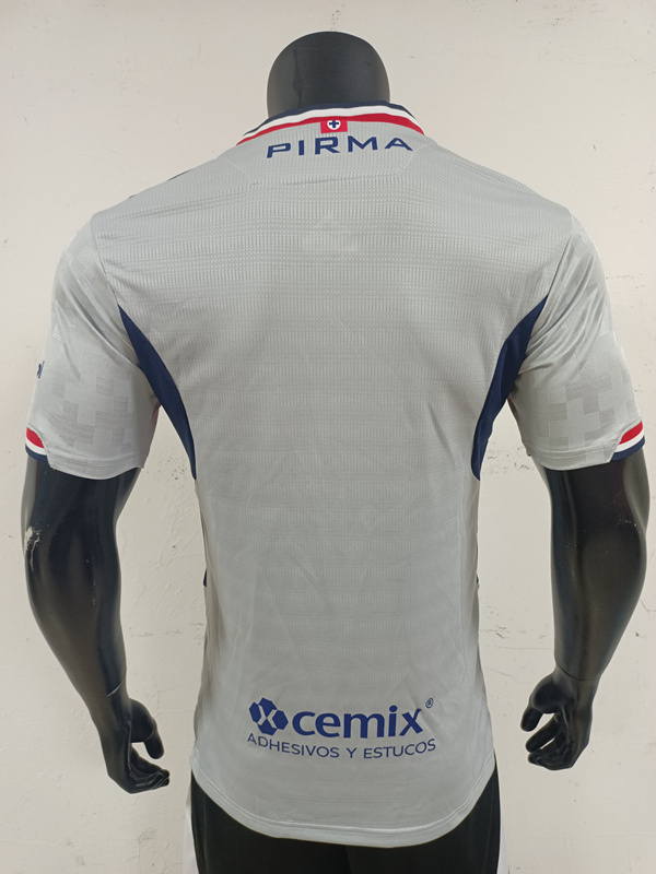 Player Version 2025-2026 Cruz Azul Away Gray Thailand Soccer Jersey AAA-0871