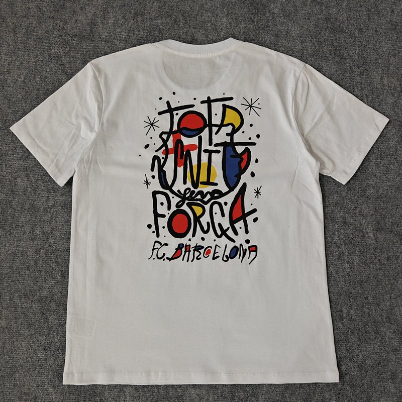 2025-2026 Barcelona White Thailand Soccer T-shirt-LH