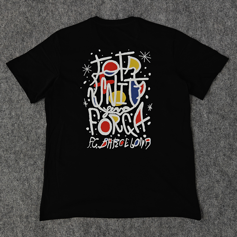 2025-2026 Barcelona Black Thailand Soccer T-shirt-LH