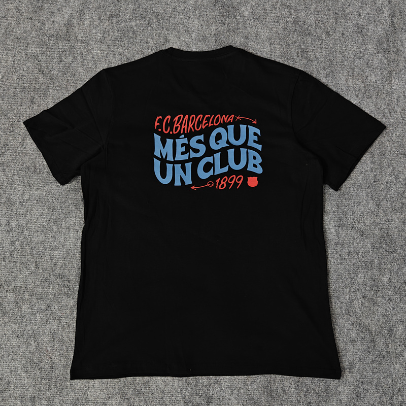 2025-2026 Barcelona Black Thailand Soccer T-shirt-LH