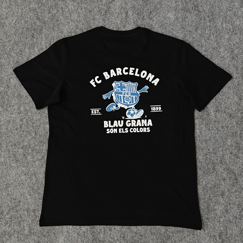 2025-2026 Barcelona Black Thailand Soccer T-shirt-LH