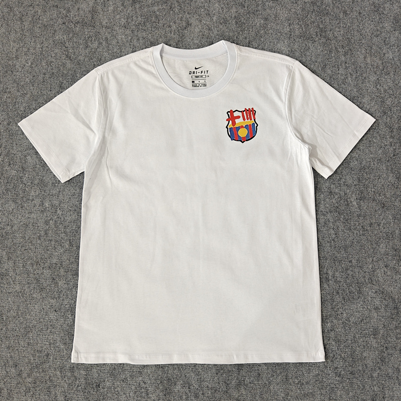 2025-2026 Barcelona White Thailand Soccer T-shirt-LH