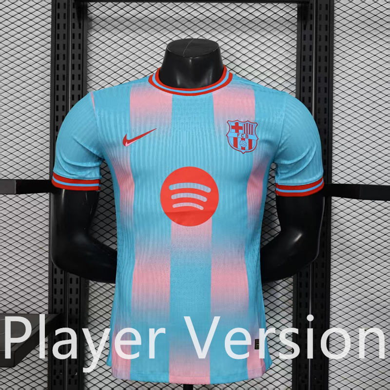 Player Version 2025-2026 Special Version Barcelona Blue Thailand Soccer Jersey AAA-888