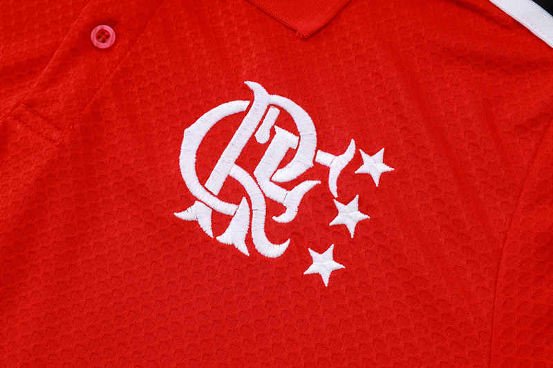 2025-2026 Retro Version Flamengo Red Thailand Polo Shirt-815