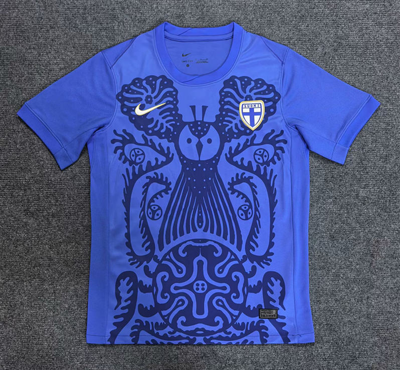 2025-2026 Finland Away Blue Thailand Soccer Jersey AAA-2483