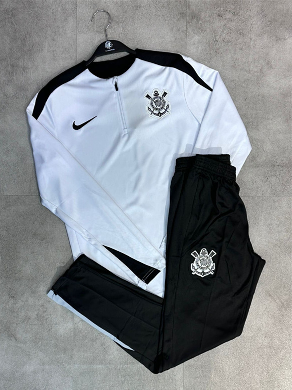 2025-2026 Corinthians White Thailand Soccer Tracksuit-411