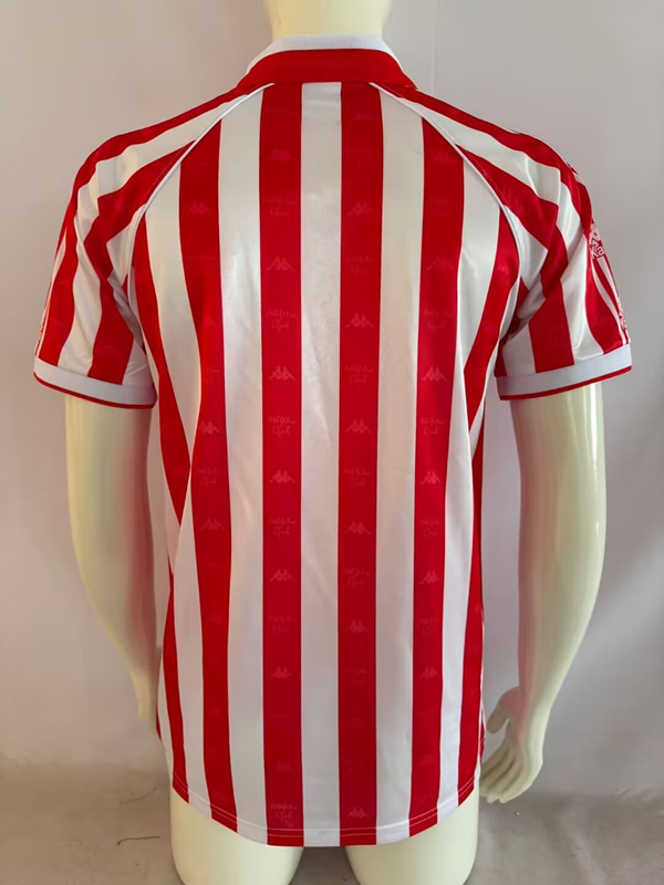 Retro Version 1995-1997 Athletic Bilbao Home Red&White Thailand Soccer Jersey AAA-503