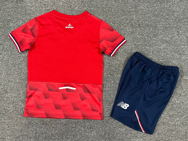 2025-2026 Lille Home Red Kid/Youth Soccer Uniform-7809