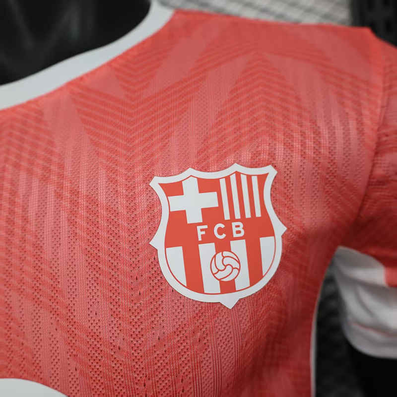 Player Version 2025-2026 Special Version Barcelona Pink Thailand Soccer Jersey AAA-888