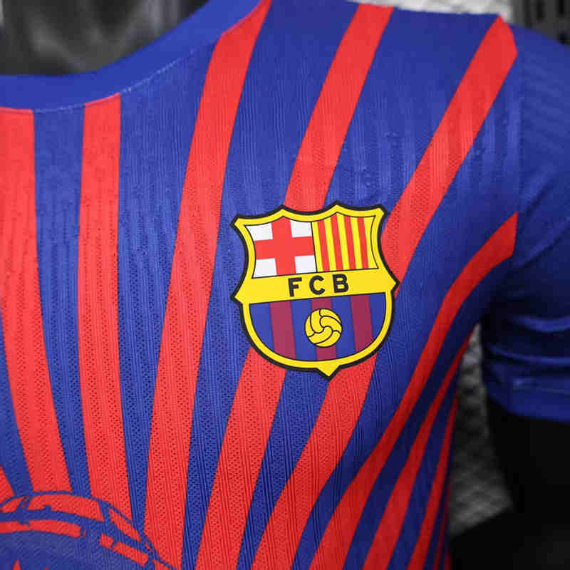 Player Version 2025-2026 Special Version Barcelona Red&Blue Thailand Soccer Jersey AAA-888
