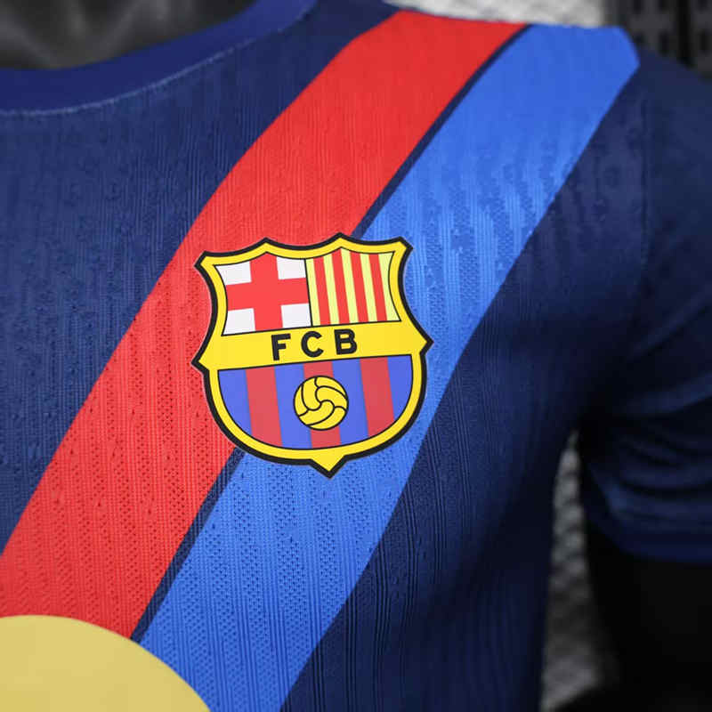Player Version 2025-2026 Special Version Barcelona Blue Thailand Soccer Jersey AAA-888