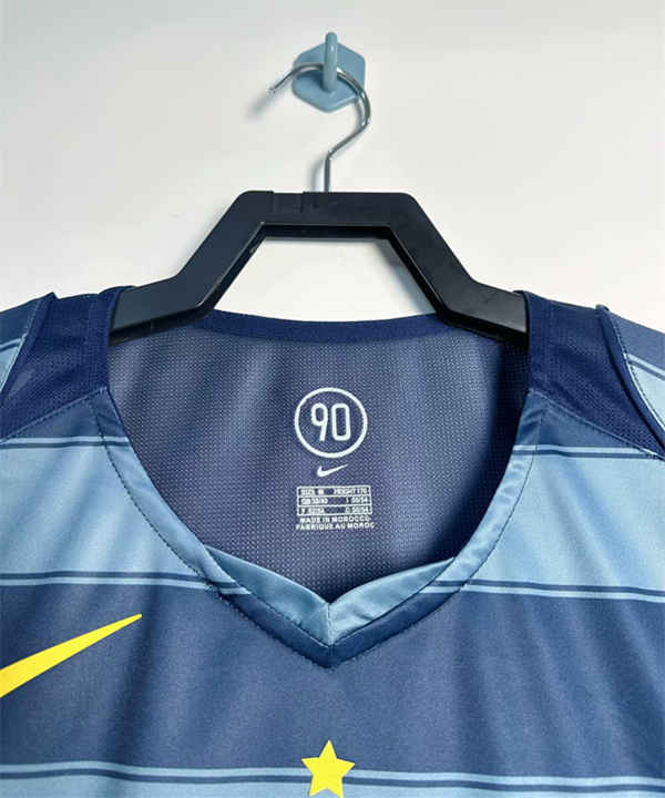 Retro Version 2004-2005 Inter Milan 2nd Away Blue Thailand Soccer Jersey AAA-811