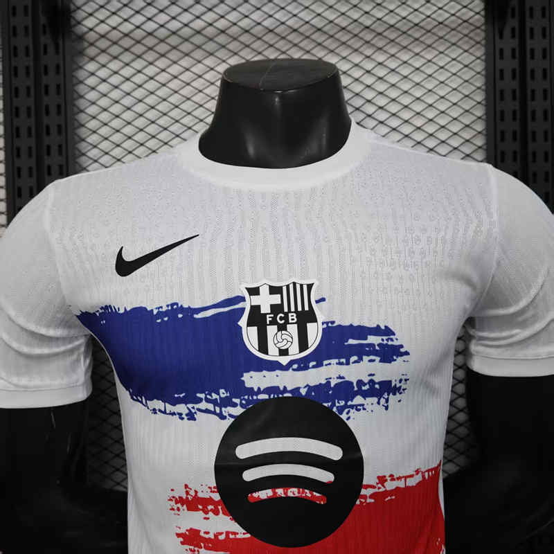 Player Version 25-26 Special Version Barcelona White&Pink Thailand Soccer Jersey AAA-888