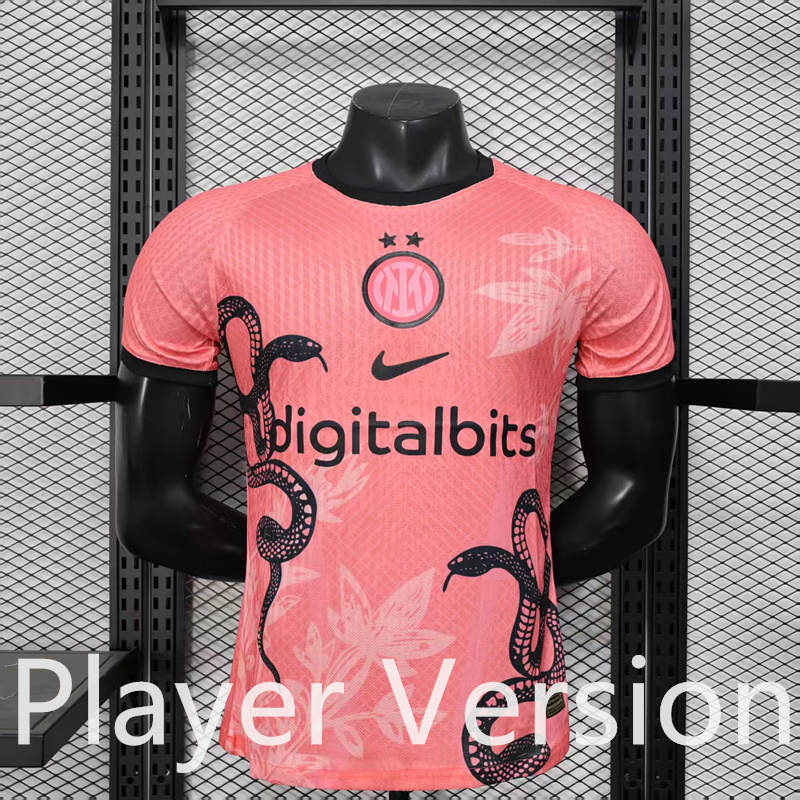 Player Version 2025-2026 Special Version Inter Milan Pink Thailand Soccer Jersey AAA-888