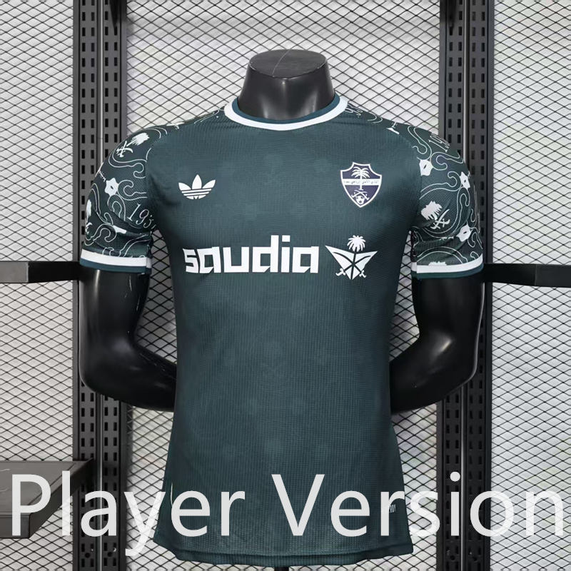 Player Version 2025-2026 Al-Ahli Saudi Green Thailand Soccer Jersey AAA-888