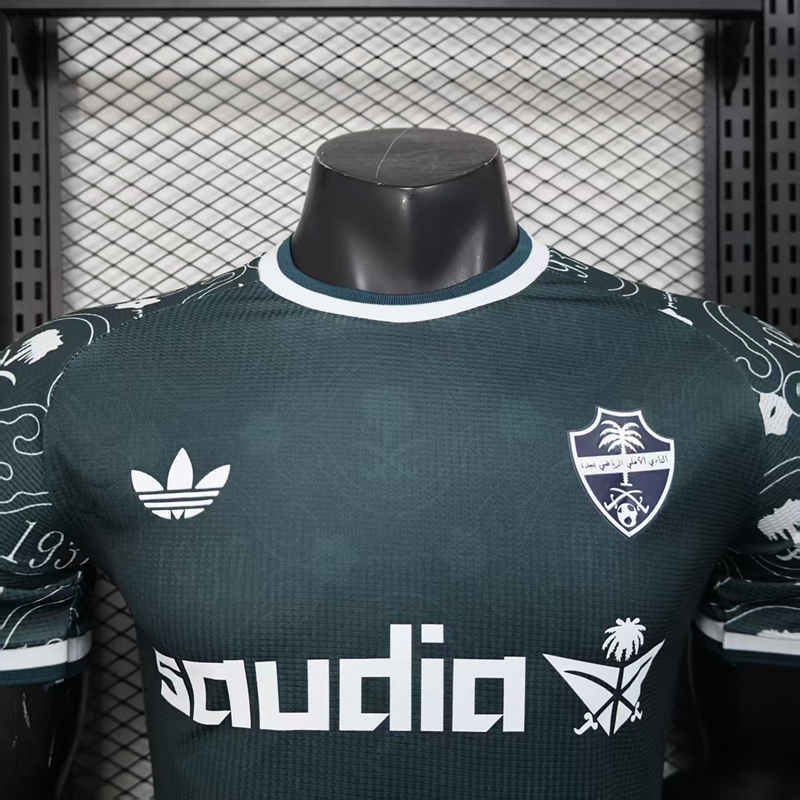 Player Version 2025-2026 Al-Ahli Saudi Green Thailand Soccer Jersey AAA-888
