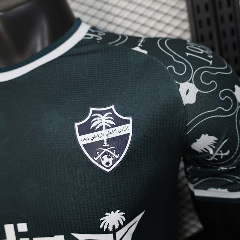 Player Version 2025-2026 Al-Ahli Saudi Green Thailand Soccer Jersey AAA-888