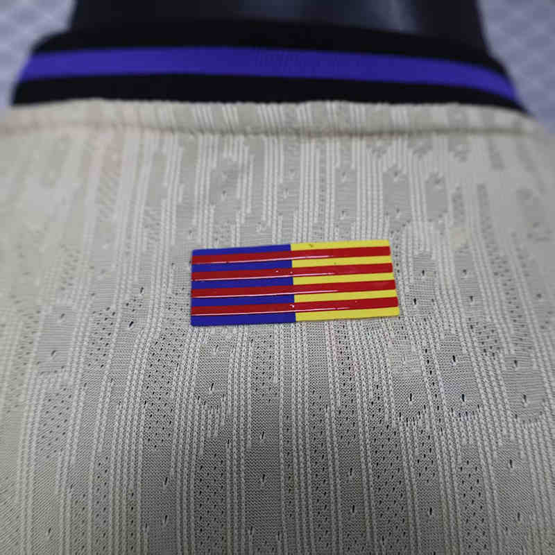 Player Version 2025-2026 Barcelona Away Yellow Thailand Soccer Jersey AAA-888