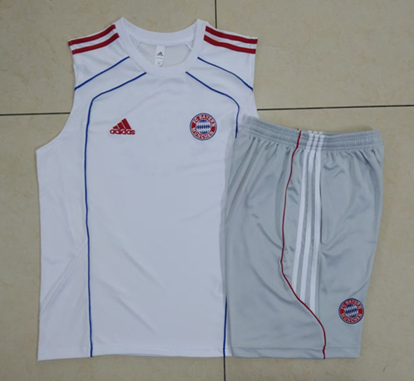 2025-2026 Bayern München White Vest Thailand Soccer Tracksuit-815
